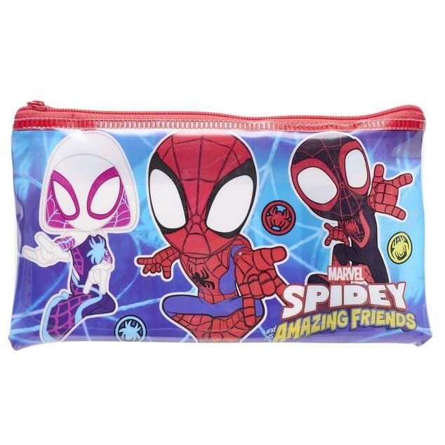 Trousse garnie Spidey bleu et rouge 18 pi&egrave;ces
