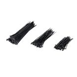 Lot de 180 colliers de serrage en nylon noir