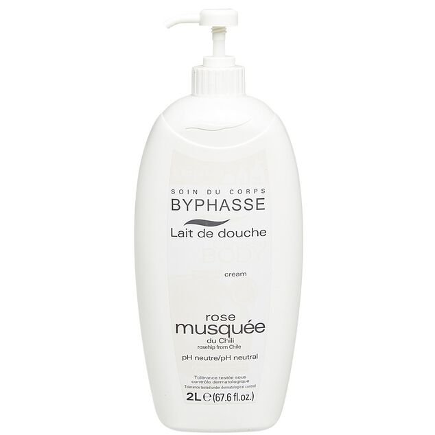 Lait de douche rose musqu&eacute;e 2L Byphasse