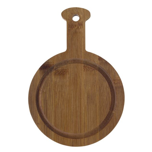 Planche de service mini en bambou 9x19cm (2 mod&egrave;les)