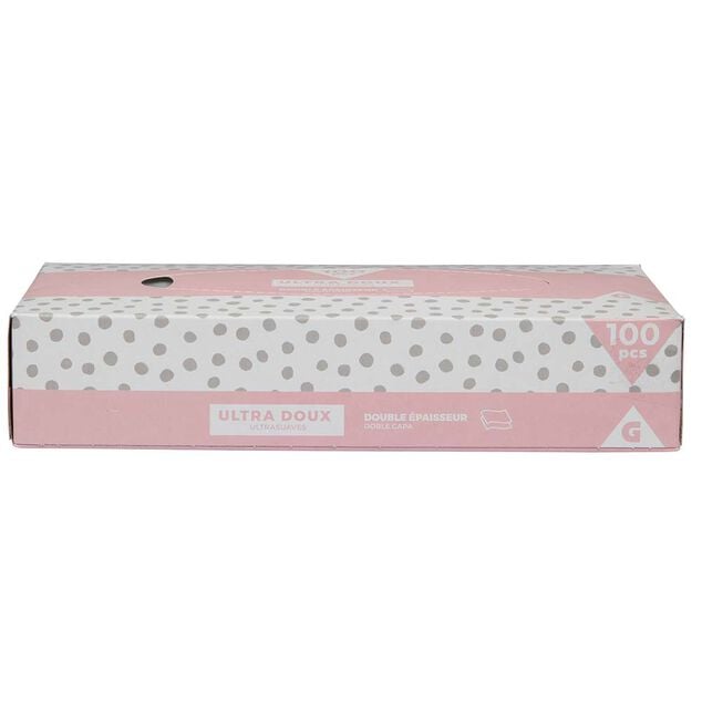 Boîte de 100 mouchoirs double épaisseur