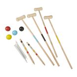 Jeu de croquet en bois