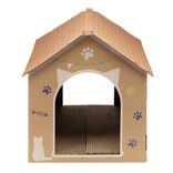 Maison pour chat à décorer avec grattoir intégré