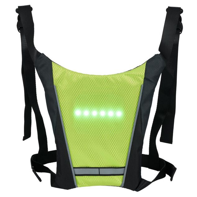Gilet de signalisation lumineux &agrave; 30LEDs