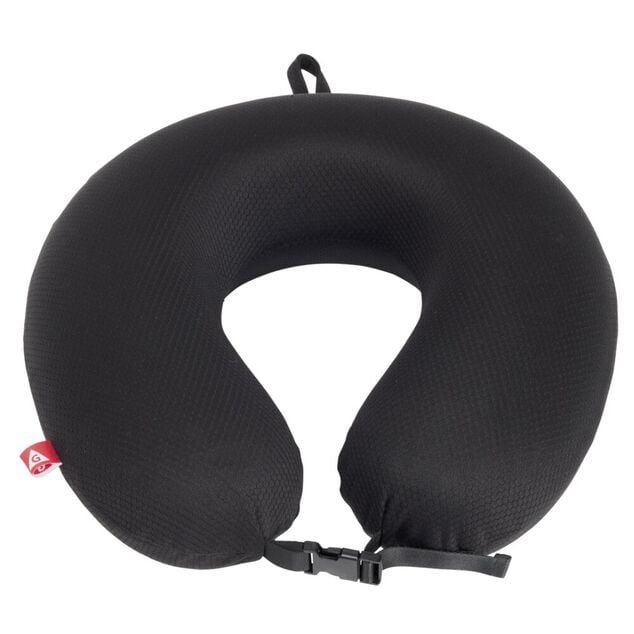 Coussin de voyage m&eacute;moire de forme noir