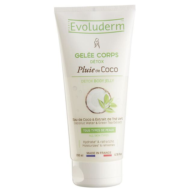 Gelée corps détox Evoluderm pluie de coco 200 ml