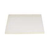 Plaque de mousse polyester blanc 40x40x2cm