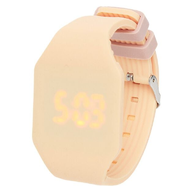 Montre led chiffres invisibles en silicone
