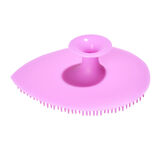 Brosse nettoyante visage en silicone et &eacute;ponge