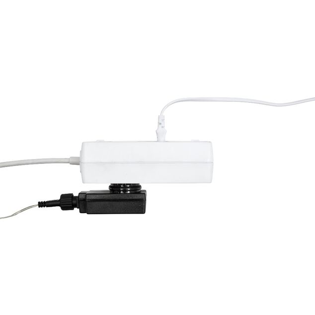 Bloc multiprise 2 faces 5 prises blanc
