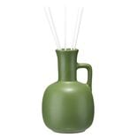 Diffuseur de parfum 100ml gr&egrave;s organique et b&acirc;tonnets &Oslash;8,5xH13cm (3 mod&egrave;les)