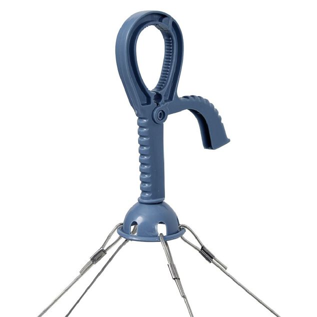 &Eacute;tendoir s&eacute;choir &agrave; linge aluminium noir 46 pinces