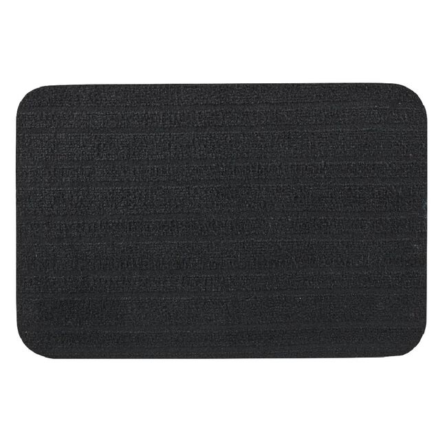 Paillasson rectangulaire noir