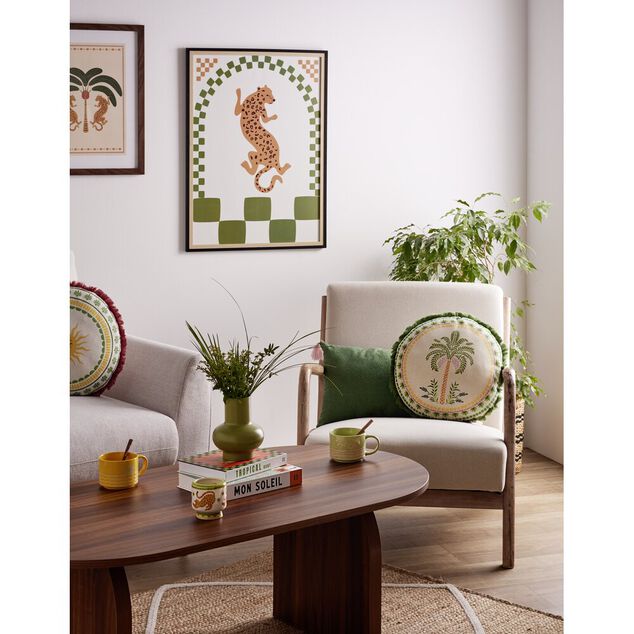 Vase arrondi contemporain m&eacute;tal vert &Oslash;13xH15cm