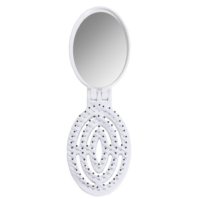 Brosse &agrave; cheveux enfant pliable avec miroir (2 mod&egrave;les)