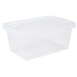 Bo&icirc;te de rangement transparente avec couvercle 4,4L