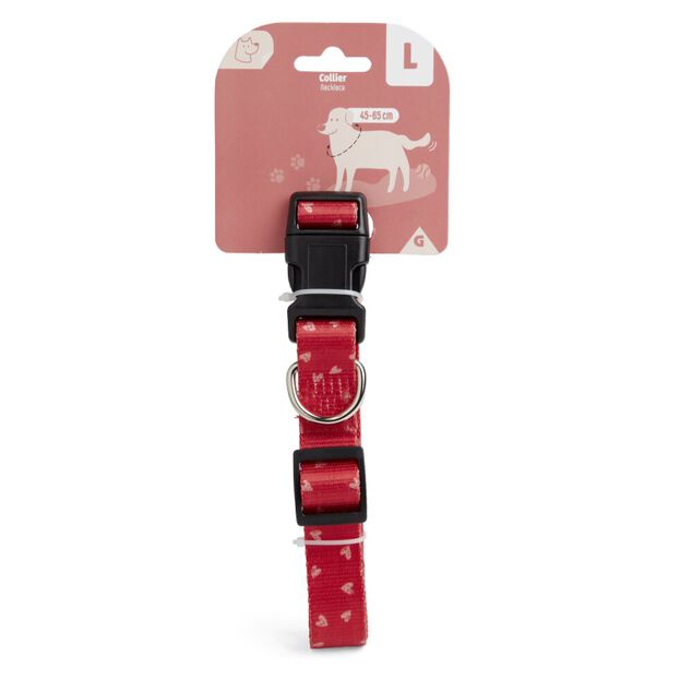 Collier pour chien 45/65cm noir Taille L