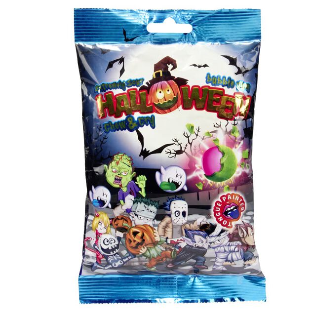 Bonbon Halloween X12 bubble gum super acide 42g
