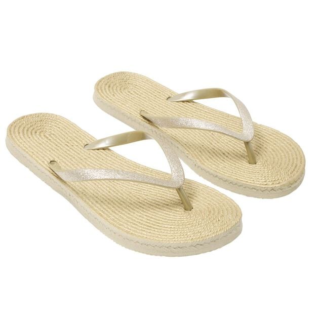 Tongs femme paillett&eacute;es 36 &agrave; 41 (2 mod&egrave;les dor&eacute; ou argent&eacute;)