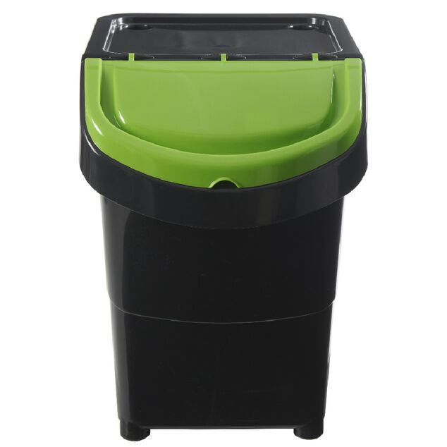 Poubelle empilable color&eacute;e grand mod&egrave;le 40 L