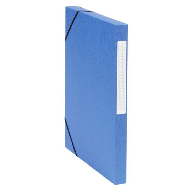 Bo&icirc;te de classement cartonn&eacute;e &eacute;lastique x4