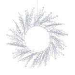 Couronne de No&euml;l lumineuse 200 LED blanche &Oslash;40cm