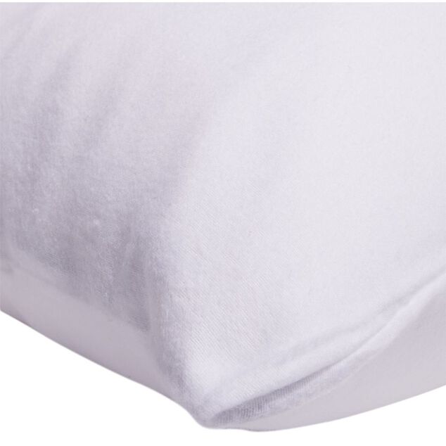 Protège oreiller 65x65 cm blanc