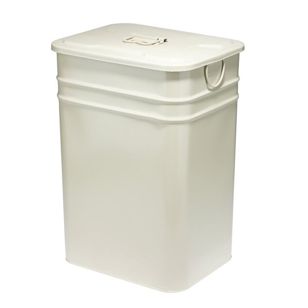 Poubelle de cuisine 26L m&eacute;tal 31x25xH43cm (2 mod&egrave;les)