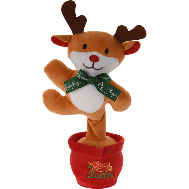 Peluche animée et musicale 20x10xH35 cm