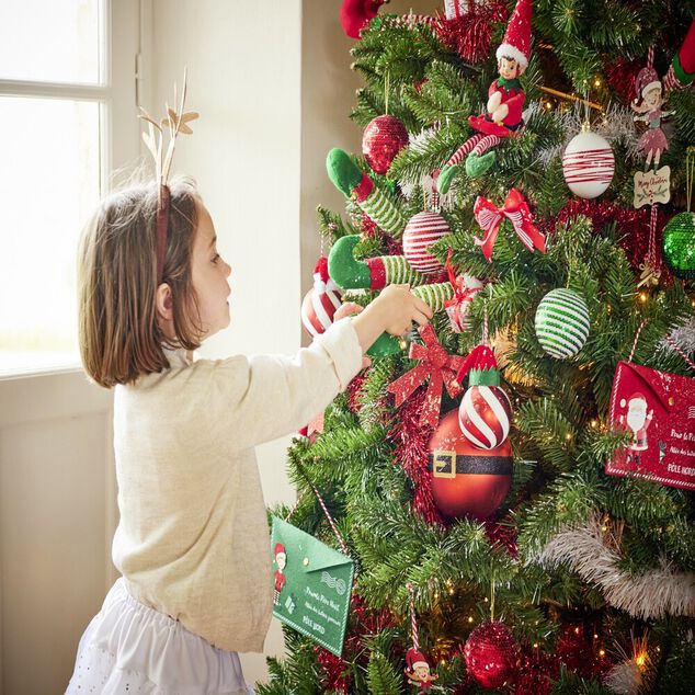 Jambe lutin Noël à planter H56cm - 2 modèkes