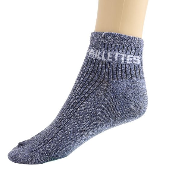 Calendrier de l'Avent chaussette paillette message haute et basse X12 paires multicolore