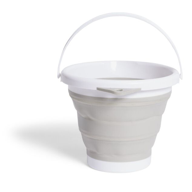 Seau en plastique r&eacute;tractable 5L - &Oslash;26,5xH21 cm