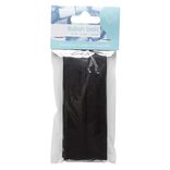 Ruban biais en coton noir