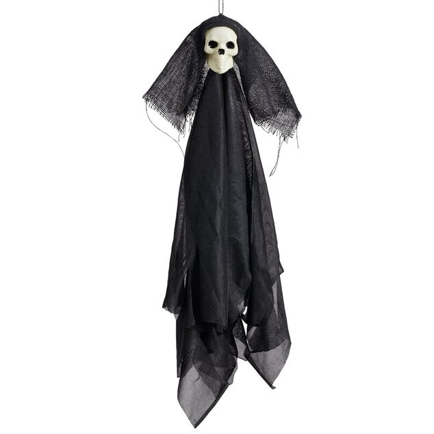 Squelette suspendu fluo Halloween H50cm (3 mod&egrave;les)
