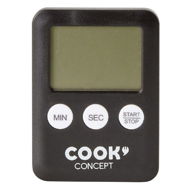 Minuteur &eacute;lectronique noir