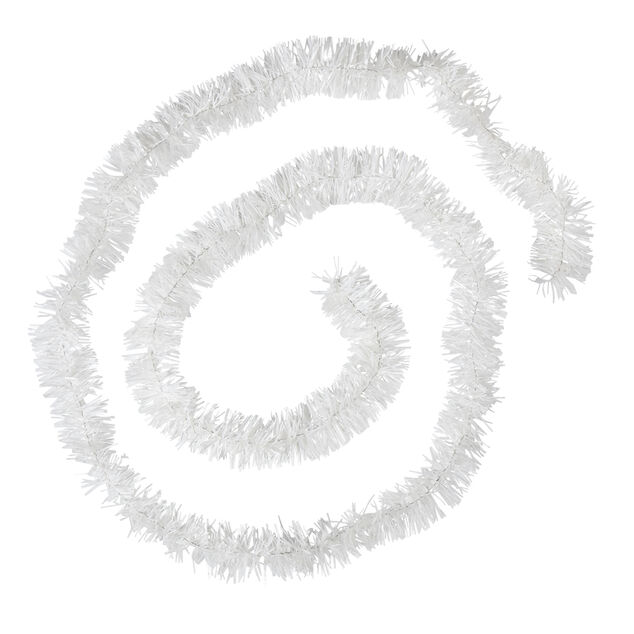 Guirlande de Noël blanche 2 m