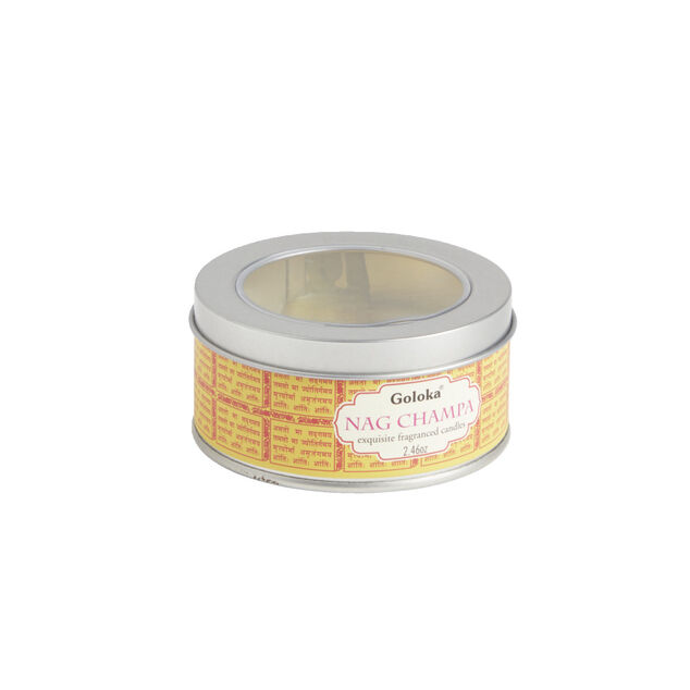 Bougie parfum&eacute;e Nag Champa Goloka 70g