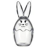 Bonbonnière en verre 0,5L forme lapin Ø10xH21,5cm