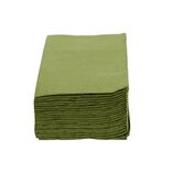 Serviette range couverts 40cm vert olive x20