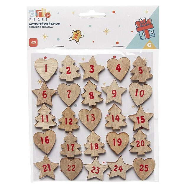 Sticker numero bois x25