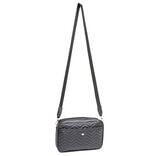 Sac à bandoulière noir  22x6,5xH14cm