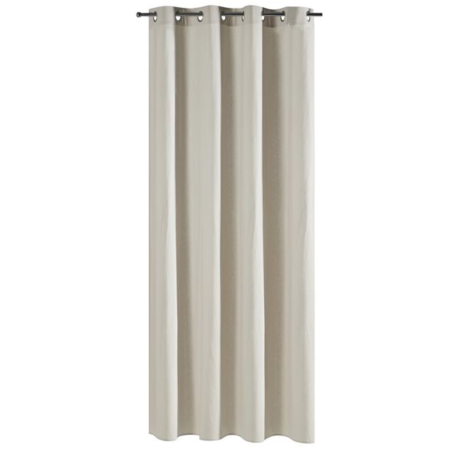 Rideau &agrave; oeillets 140x240cm uni beige