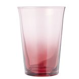 Verre &agrave; eau fum&eacute; rouge 29cl x4