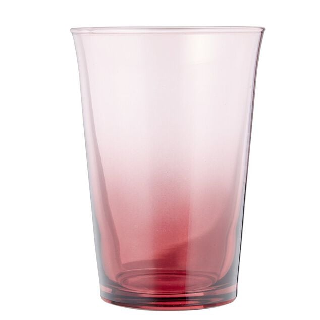 Verre &agrave; eau fum&eacute; rouge 29cl x4