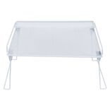Étagère de rangement superposable blanche