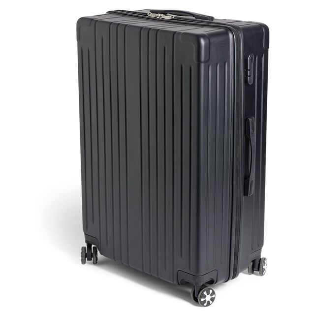 Valise cabine trolley &agrave; roulettes noir 61L moyen mod&egrave;le