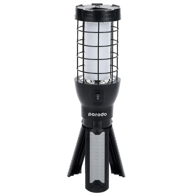 Lampe baladeuse rechargeable manche tr&eacute;pied et crochet