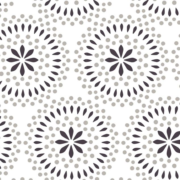 Nappe rectangulaire tissu Dakar motif moucharabieh gris 140x250cm