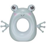 Bou&eacute;e gonflable grenouille Squichy plastique vert 82x100cm