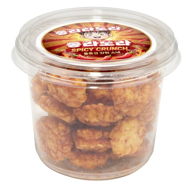 Snacks ap&eacute;ro &eacute;pic&eacute;s Spicy Crunch crackers souffl&eacute;s hot chili 75gr